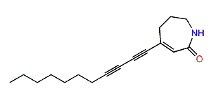 1,5,6,7-Tetrahydro-4-(1,3-undecadiynyl)-2H-azepin-2-one